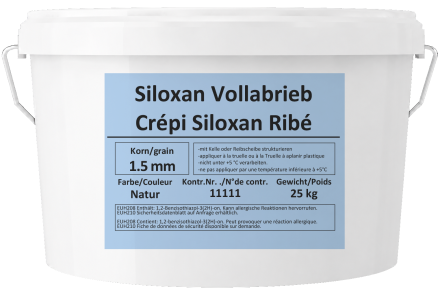 Intonaco esterno ribé al silossano 